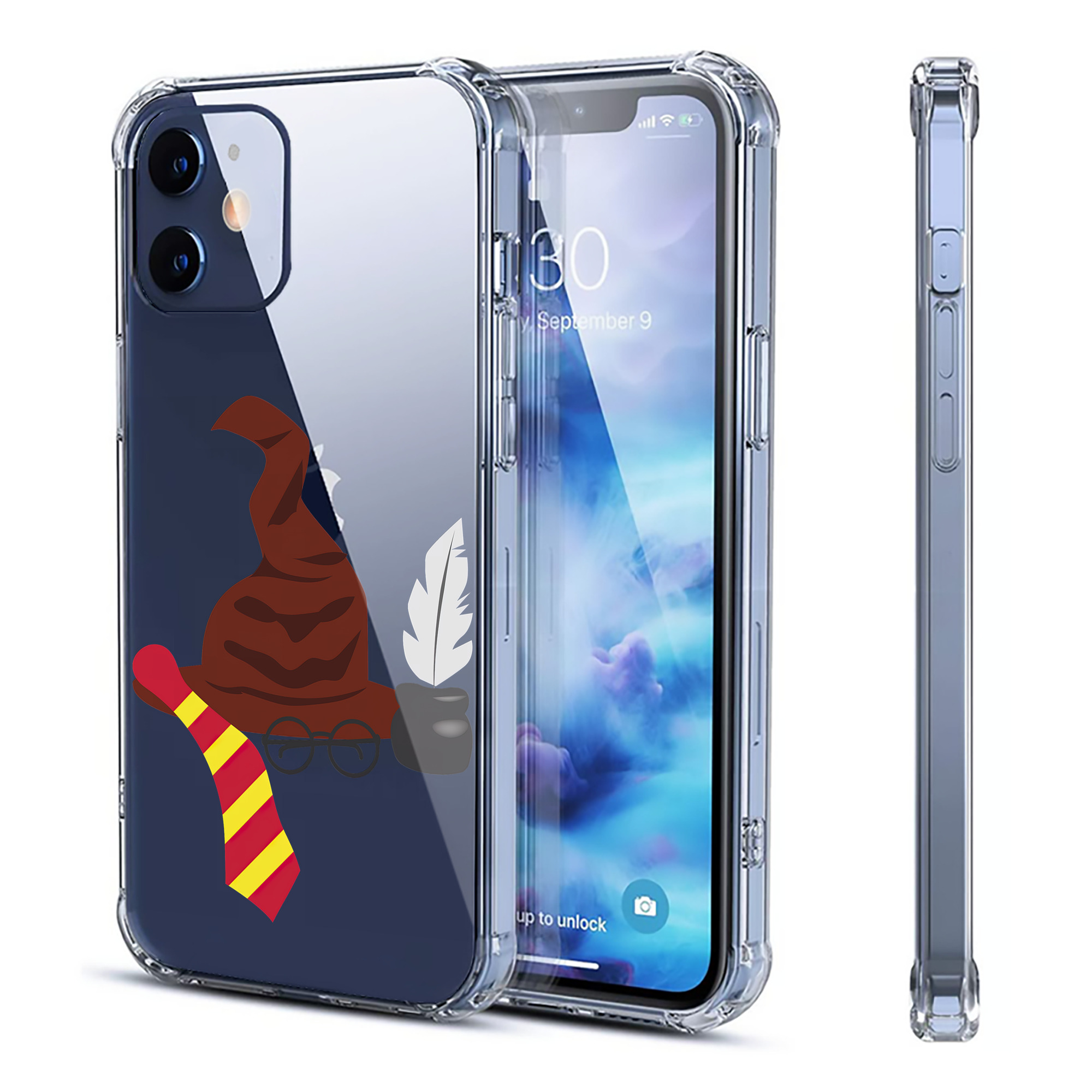 （画像用） Harry Potter ハリー・ポッターシリーズ 【iPhone 12シリーズ対応】透明スマホケース（クリアソフトケース）